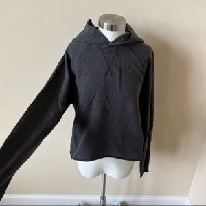 EUC Lululemon mixed media silk label pullover sweatshirt hoodie 7918